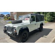 1986 LAND ROVER DEFENDER 110 WHITE EX-ARMY
